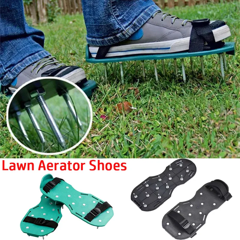Garden Aerator Shoes Spike Wal - Gardening Tools For Weeds 评论和价格