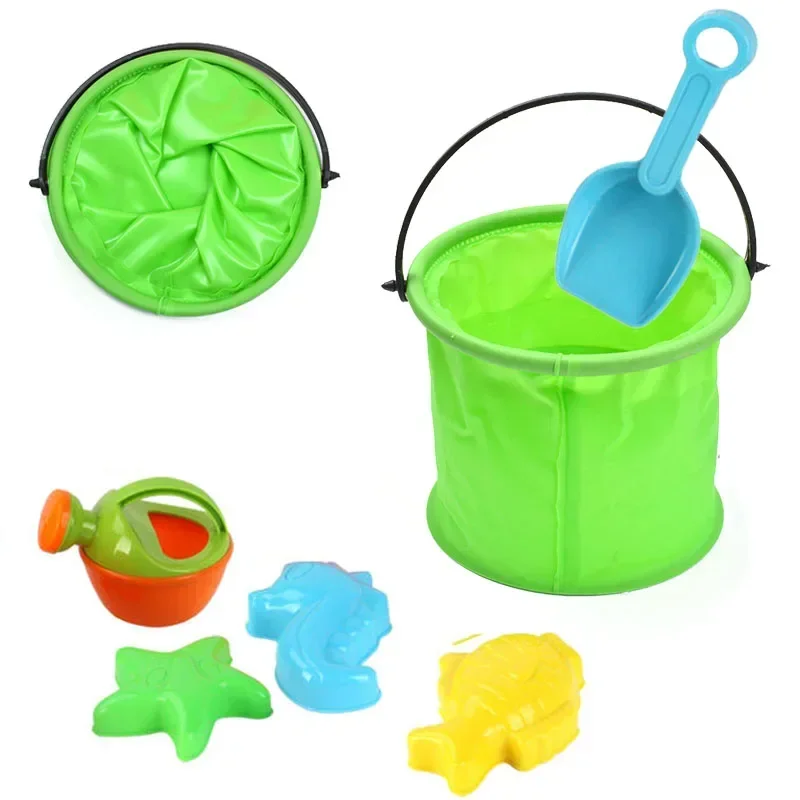 Beach Sand Bucket Toy  Collaps - Gardening Tools For Kids 评论和价格