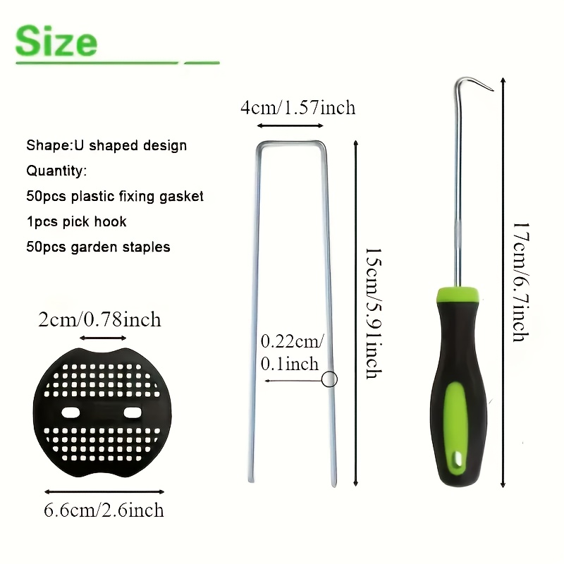 101pcs Garden Stakes Set - U-s - Gardening Tools For Weeds 评论和价格