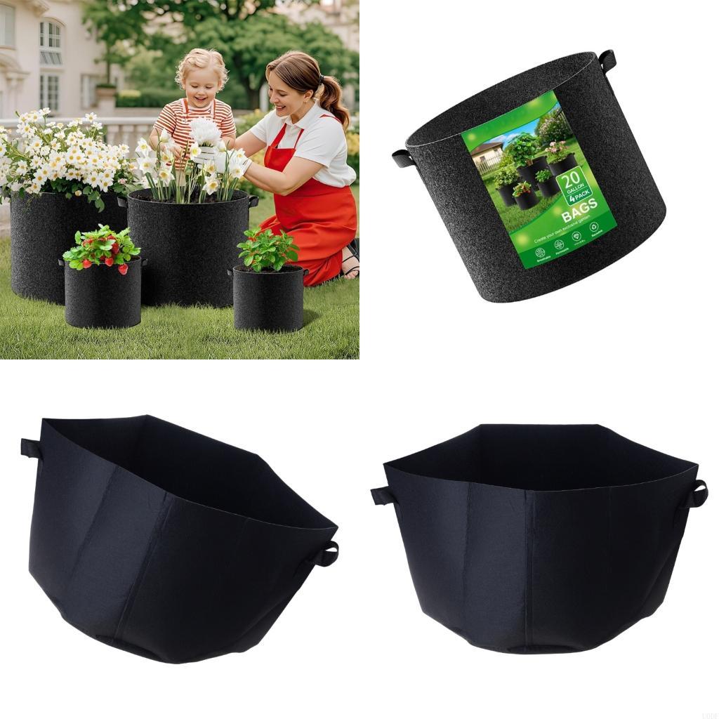   4x Reinforced Grow Pots Gard - Grow Bags 评论和价格