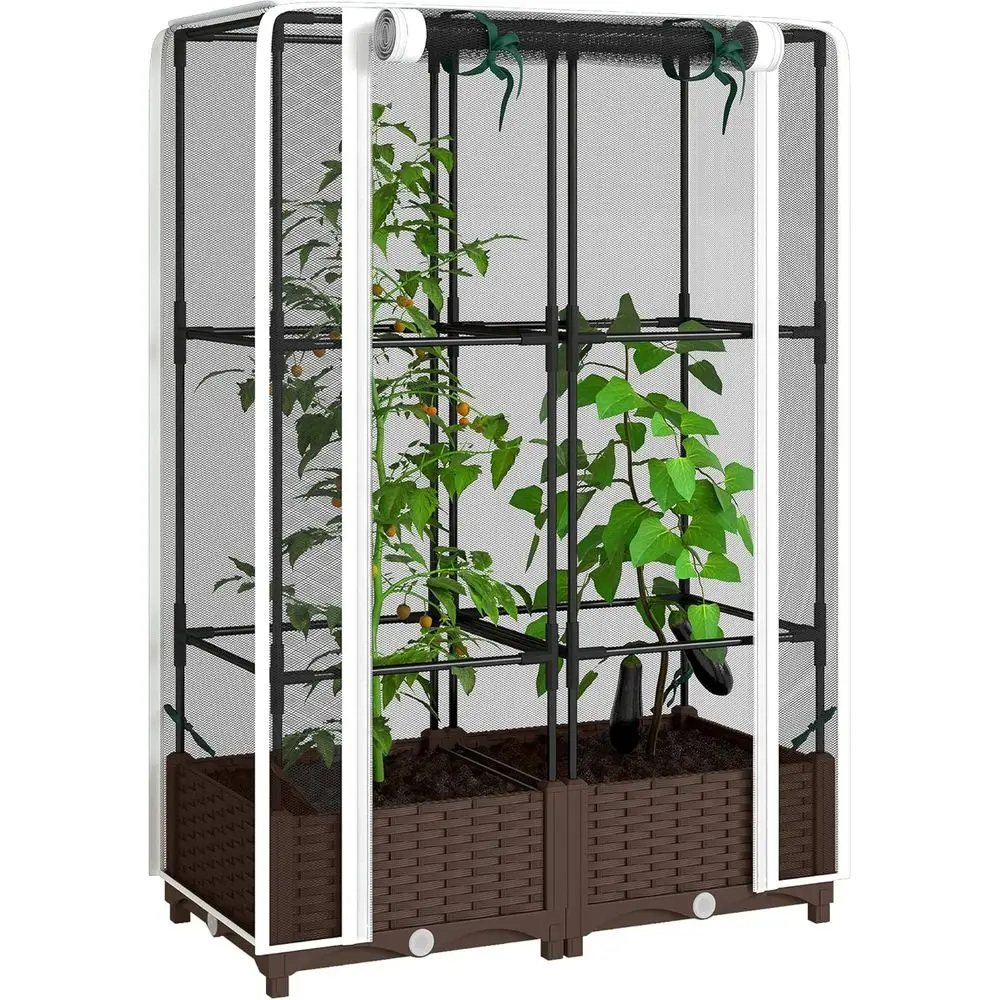 Elevated Garden Bed with Trell - Self-Watering Planter 评论和价格
