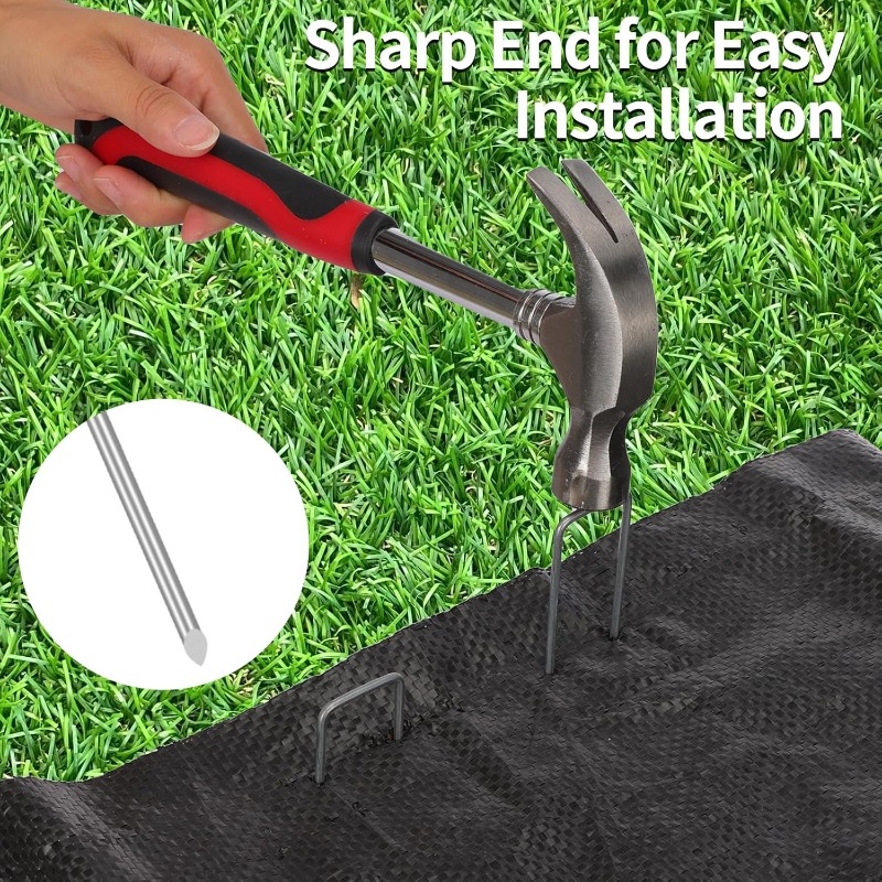 10 Pcs U-shaped Garden Nails A - Gardening Tools For Weeds 评论和价格