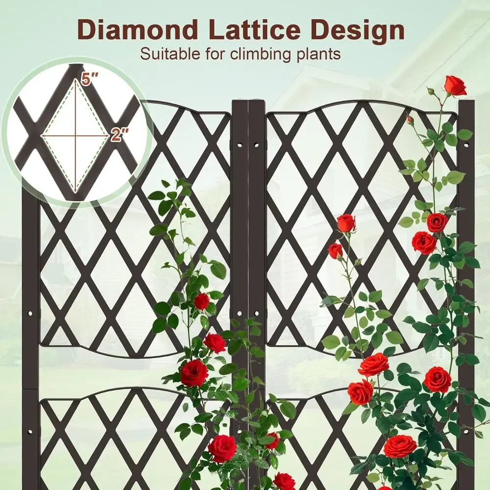 Raised Garden Beds with Trelli - Self-Watering Planter 评论和价格