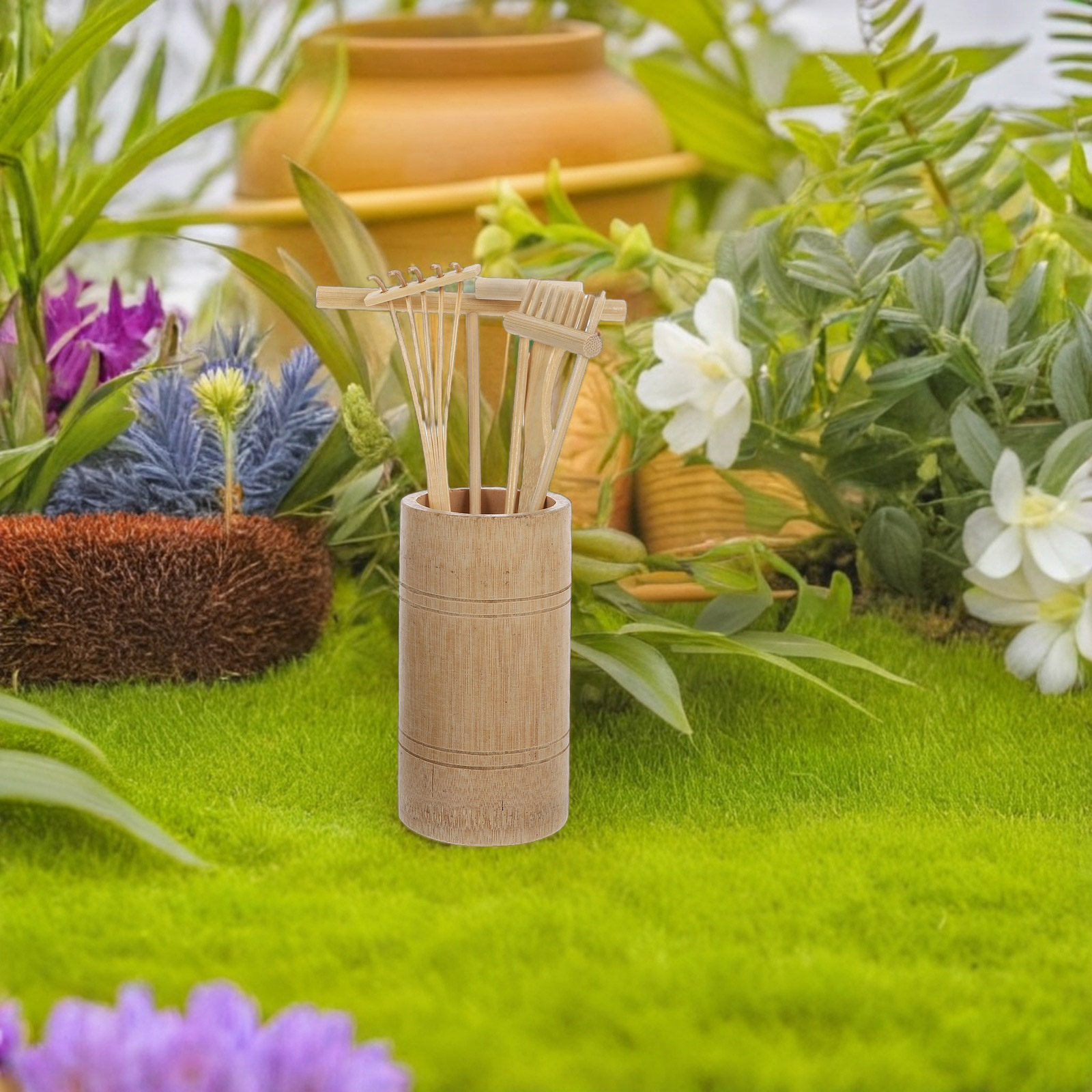 1Set Zen Sand Garden Rake Kit  - Gardening Tools Kit 评论和价格