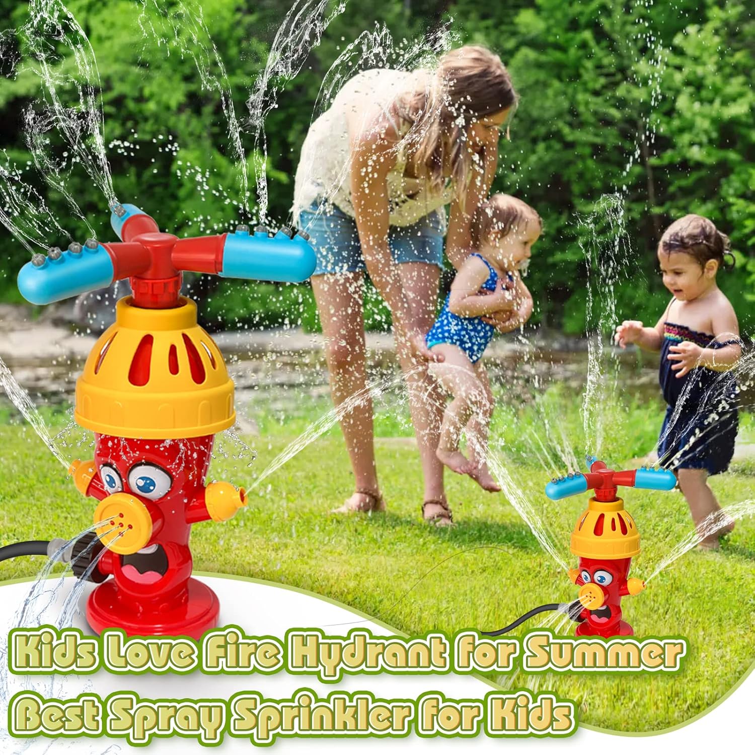 Hydrant Sprinkle Water Spray T - Gardening Tools For Kids 评论和价格