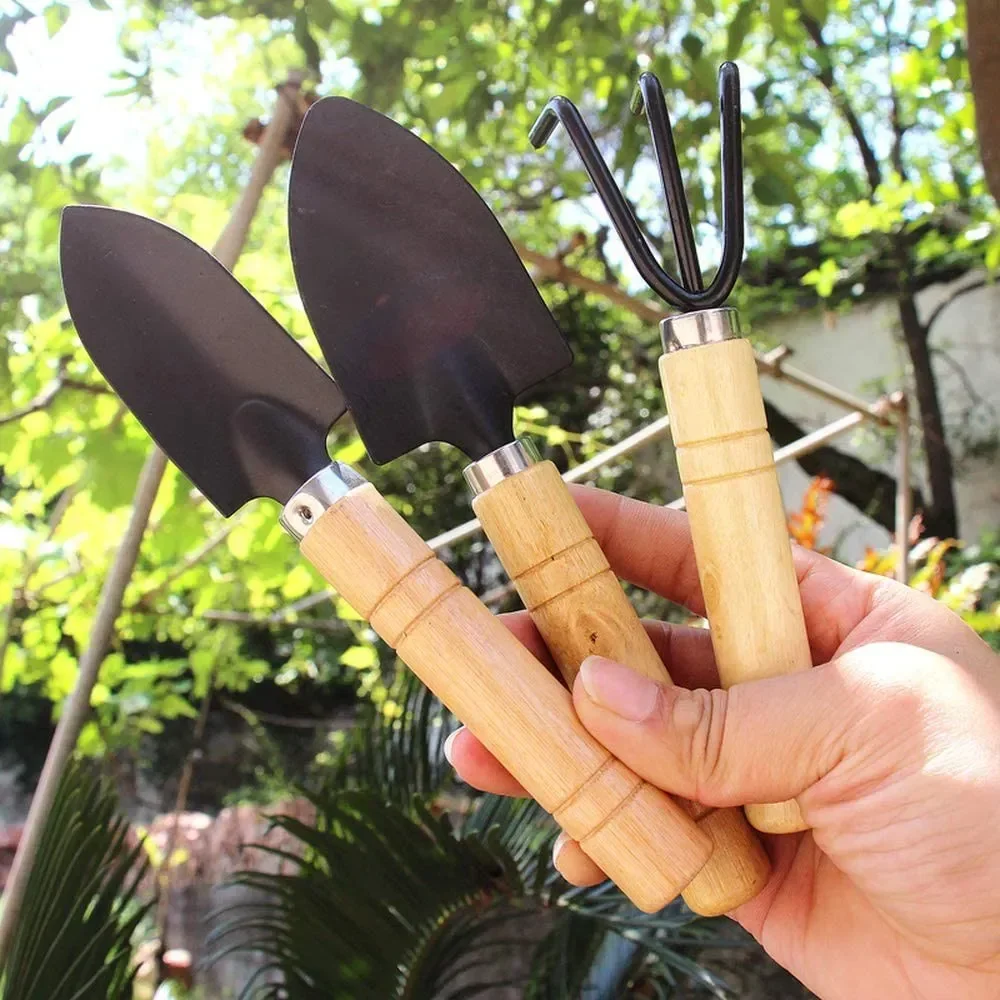 3Pcs/Set Mini Garden Tool Set  - Gardening Tools For Weeds 评论和价格