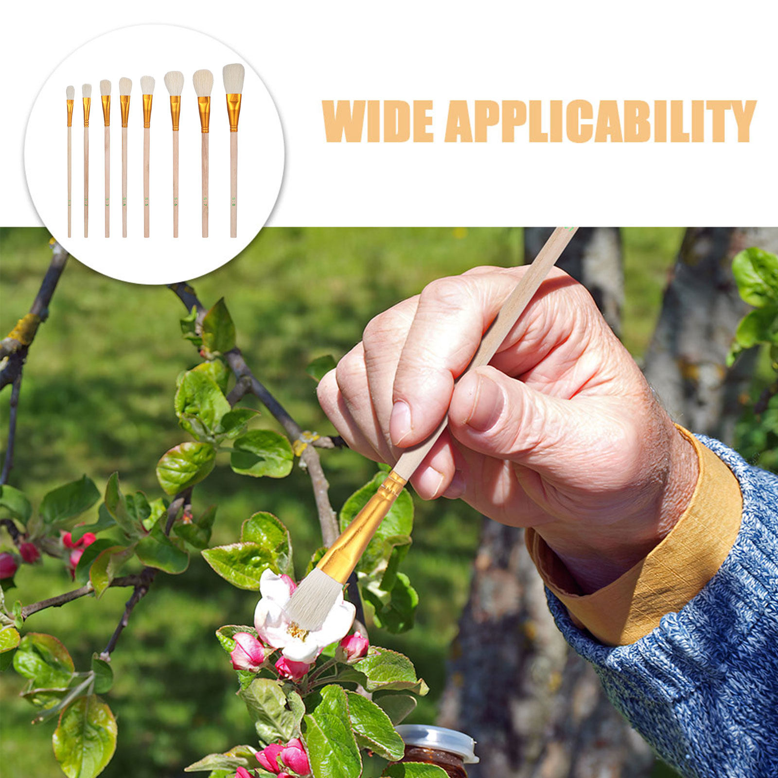 16Pcs Flower Pollinator Brush  - Gardening Tools Kit 评论和价格