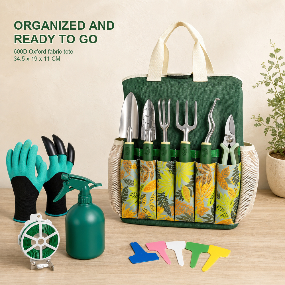 16 Piece Garden Tool Set Alumi - Gardening Tools Gift Set 评论和价格