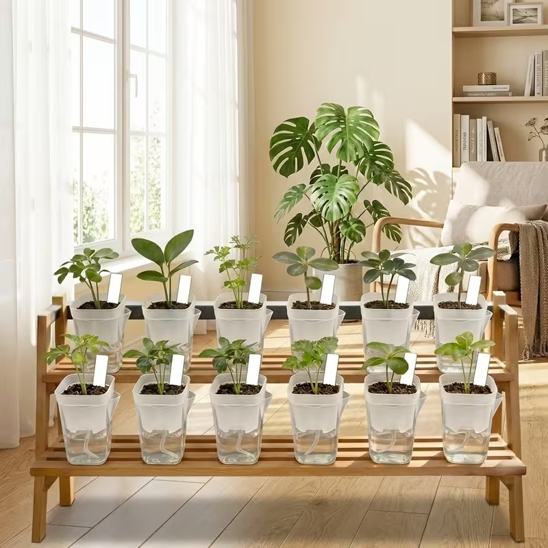 16/32 Pack Self-Watering Plant - Self-Watering Planter 评论和价格