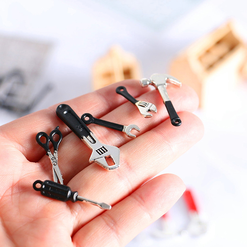 3/4/5/6Pcs Dollhouse Miniature - Gardening Tools Repair 评论和价格