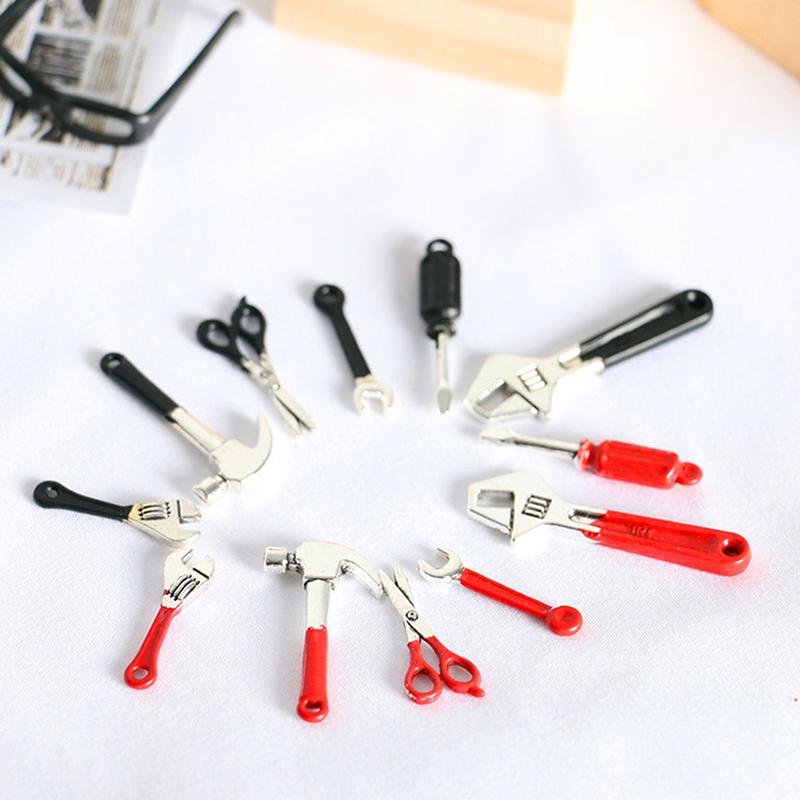 3/4/5/6Pcs Dollhouse Miniature - Gardening Tools Repair 评论和价格