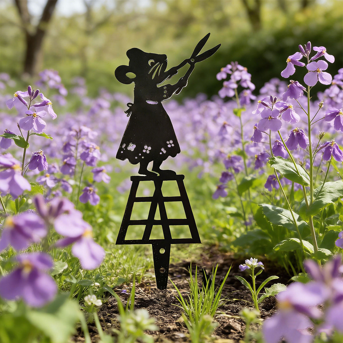 Black Silhouette Line Metal Ga - Gardening Tools Usa 评论和价格