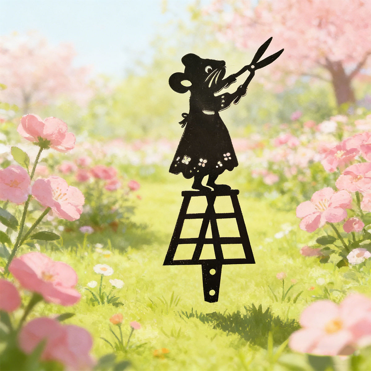 Black Silhouette Line Metal Ga - Gardening Tools Usa 评论和价格