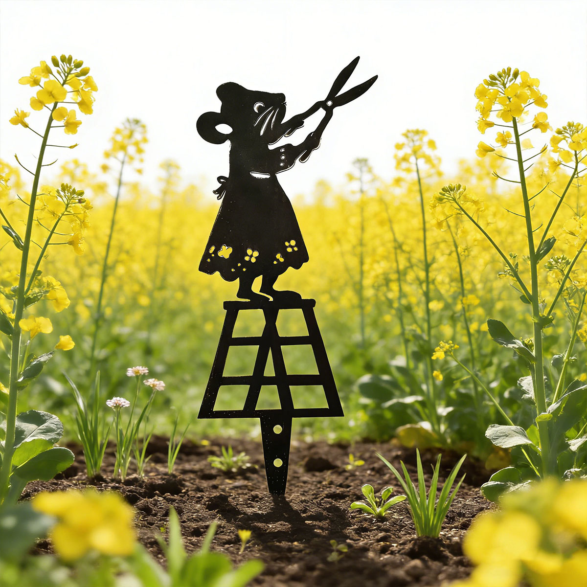 Black Silhouette Line Metal Ga - Gardening Tools Usa 评论和价格