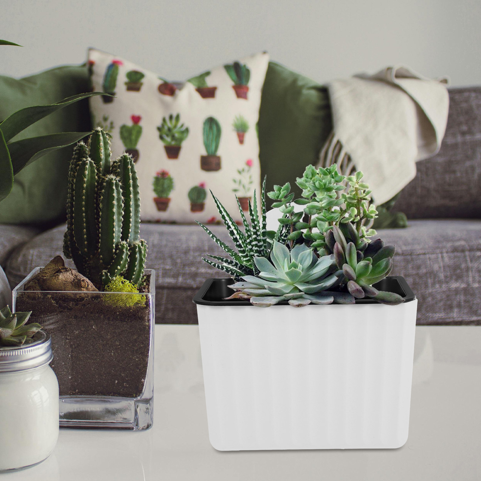 2Pcs Self Watering Flower Pots - Self-Watering Planter 评论和价格