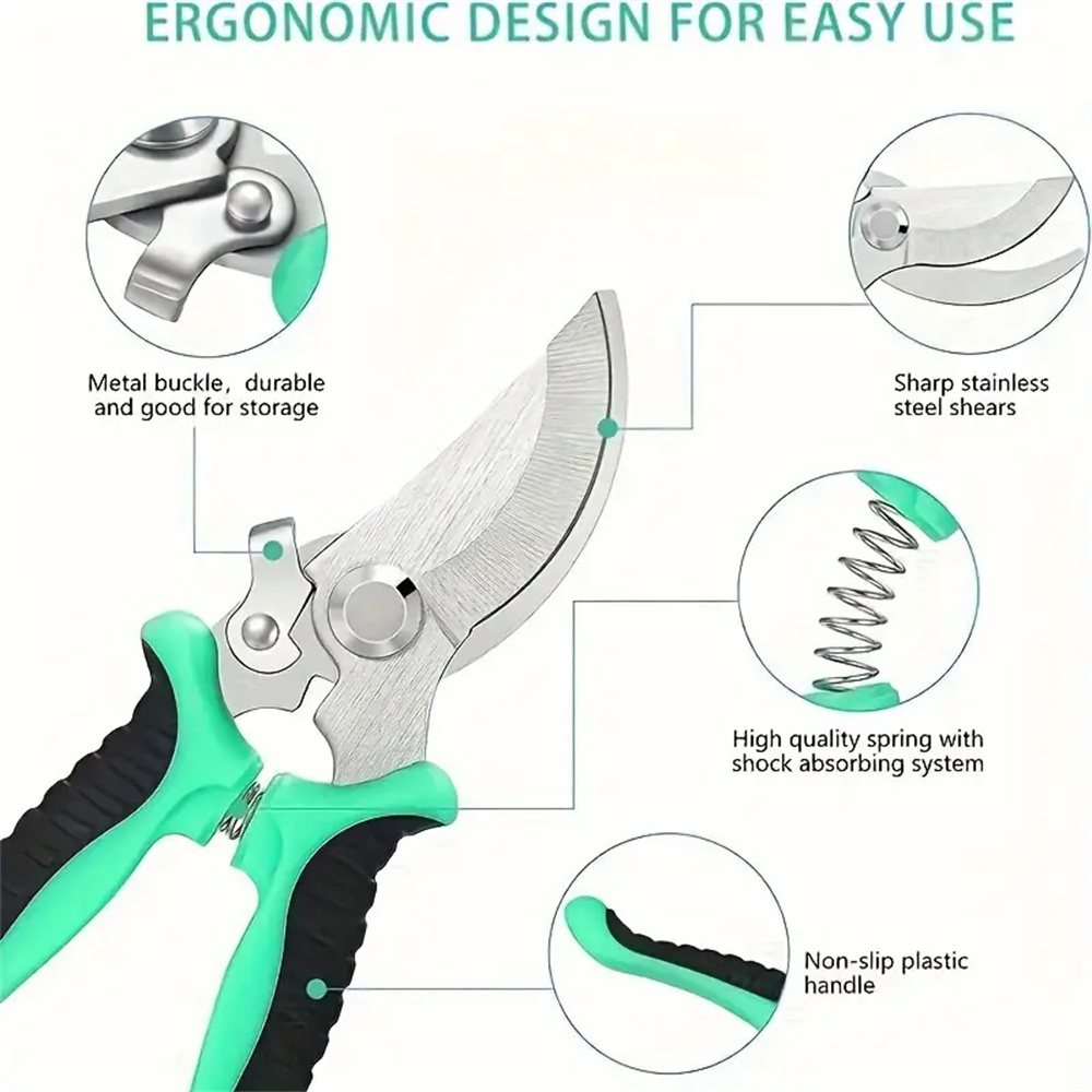 Bypass Pruner Stainless Steel  - Gardening Tools Cutter 评论和价格