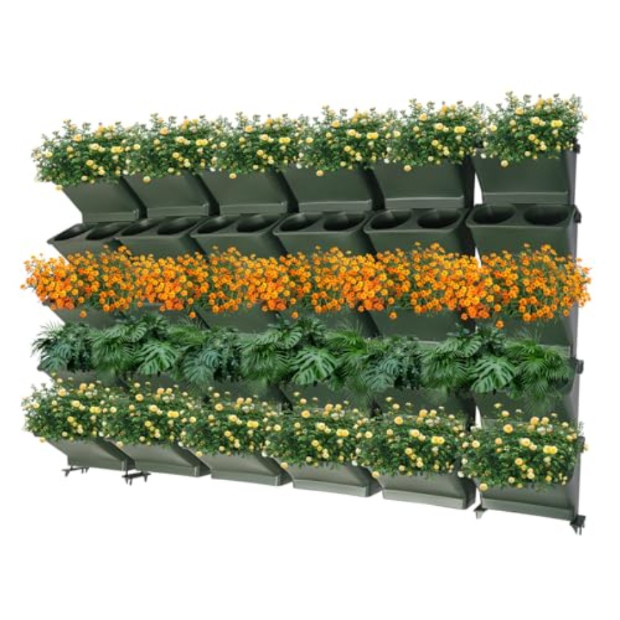 Vertical Wall Planter For Balc - Self-Watering Planter 评论和价格