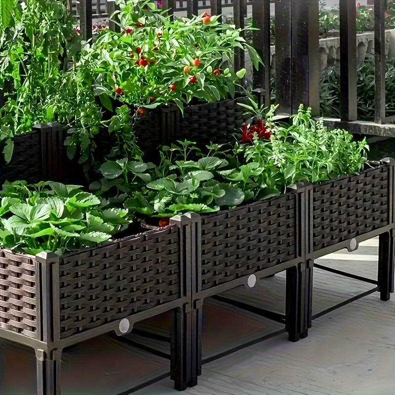 Garden Raised Bed, Elevated Fl - Self-Watering Planter 评论和价格
