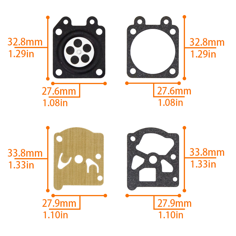 Chainsaw Carburetor Diaphragms - Gardening Tools Kit 评论和价格