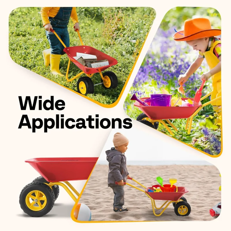 Kids Wheelbarrow Children Gard - Gardening Tools For Kids 评论和价格