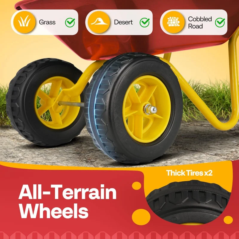 Kids Wheelbarrow Children Gard - Gardening Tools For Kids 评论和价格